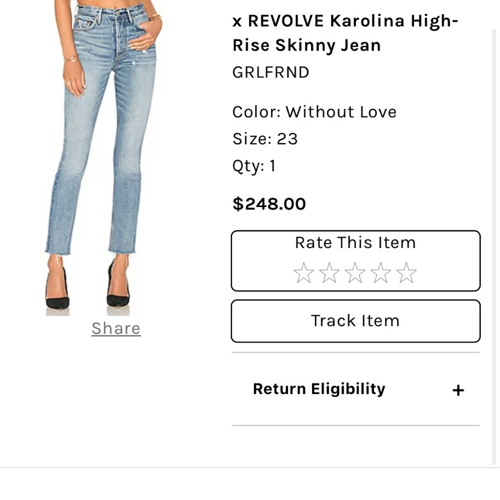 GRLFRND Without Love size 23